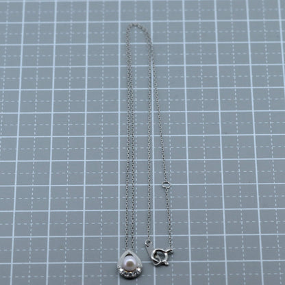 ヴァンドーム青山 PT950 PT850 パールダイヤモンドネックレス