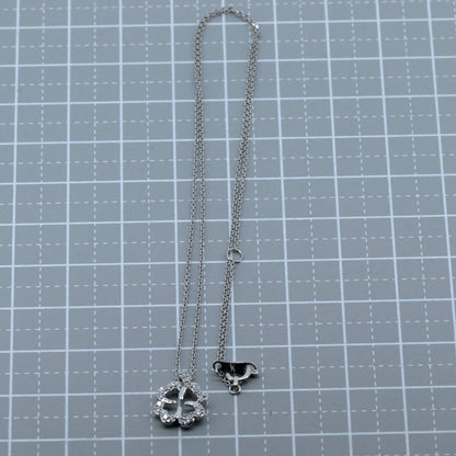 ヴァンドーム青山 PT850 PT950 クローバーダイヤモンドネックレス
