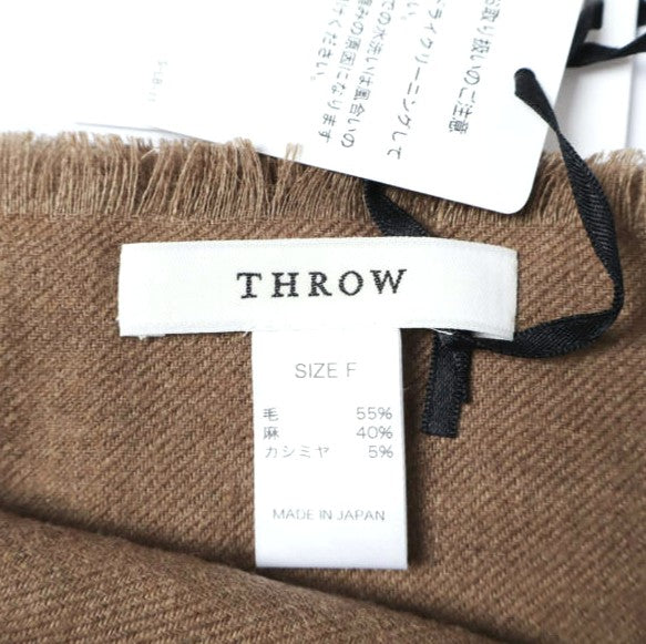 THROW HANNAHリネンウールカシミヤストール