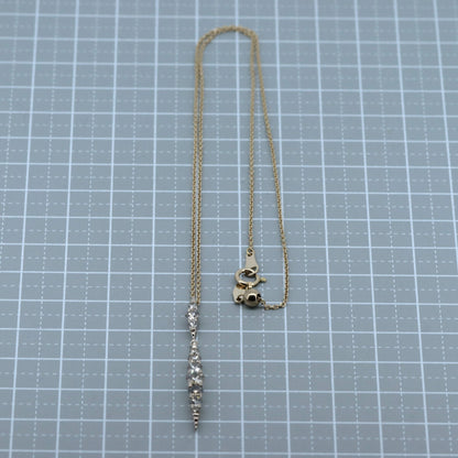 カシケイ ネイキッド K18BG ダイヤモンド ネックレス