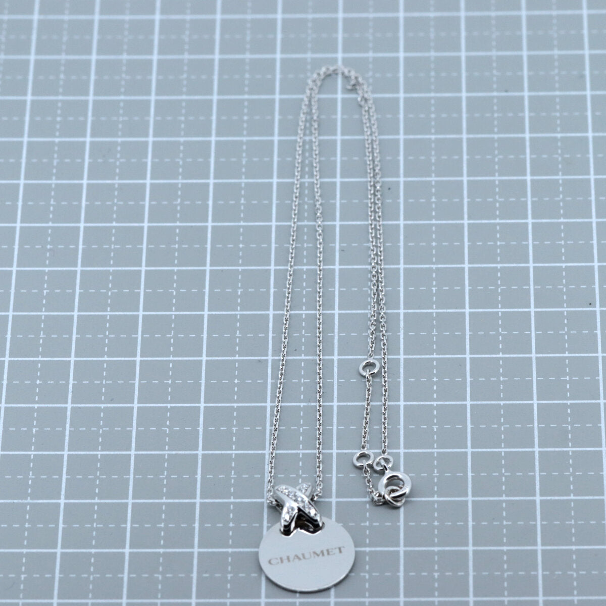 ショーメ リアン K18WG ダイヤモンド ネックレス 限定