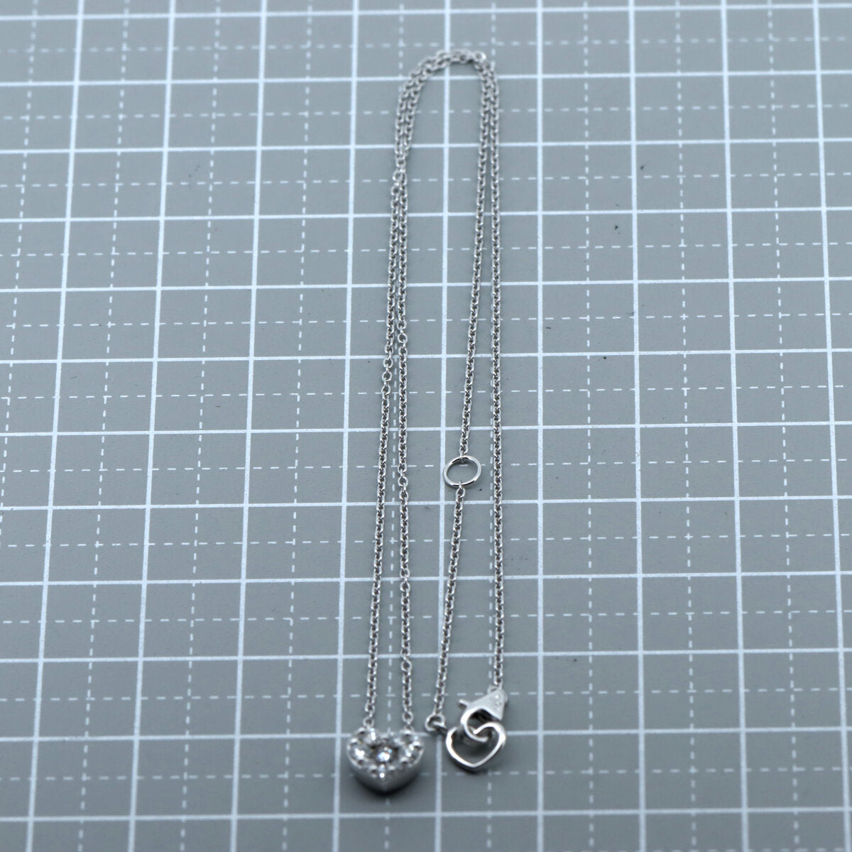 ポンテヴェキオ K18WG ダイヤモンド ネックレス