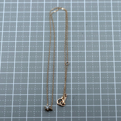 4℃ K18PG ダイヤモンド ネックレス