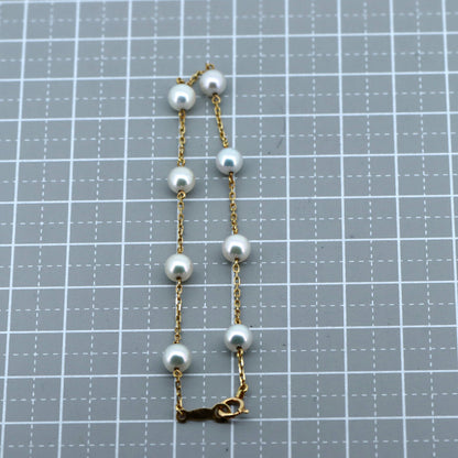 ミキモト K18 パール ブレスレット