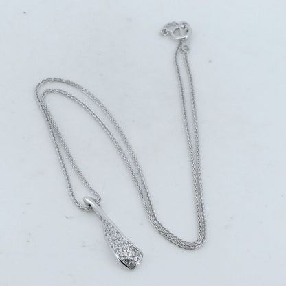 ヴァンドーム青山 K18WGダイヤモンドネックレス