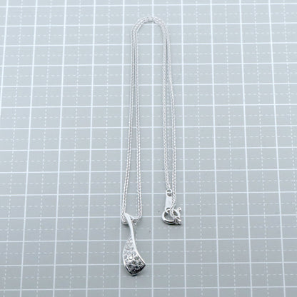 ヴァンドーム青山 K18WGダイヤモンドネックレス