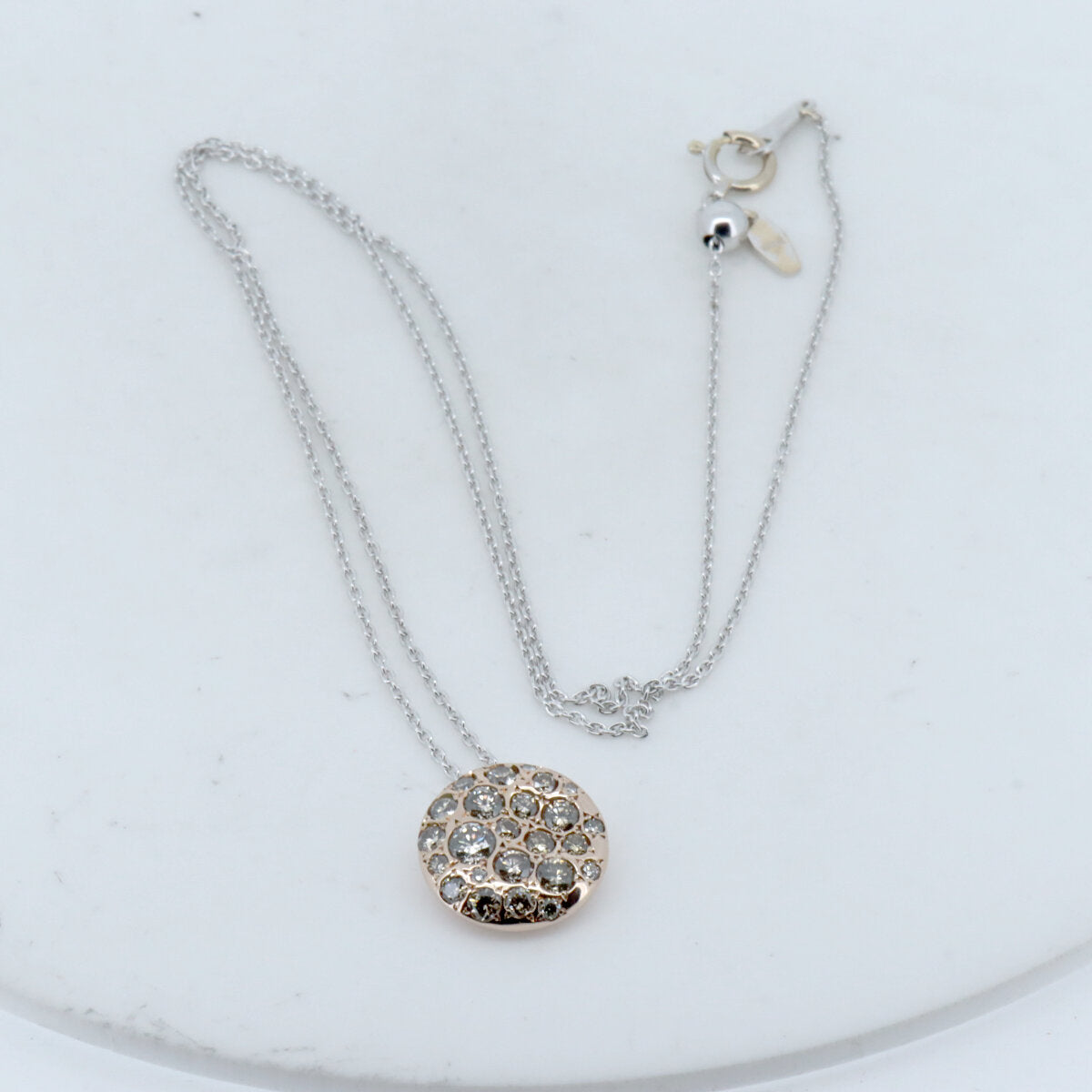 カシケイ Au750 ダイヤモンド ネックレス