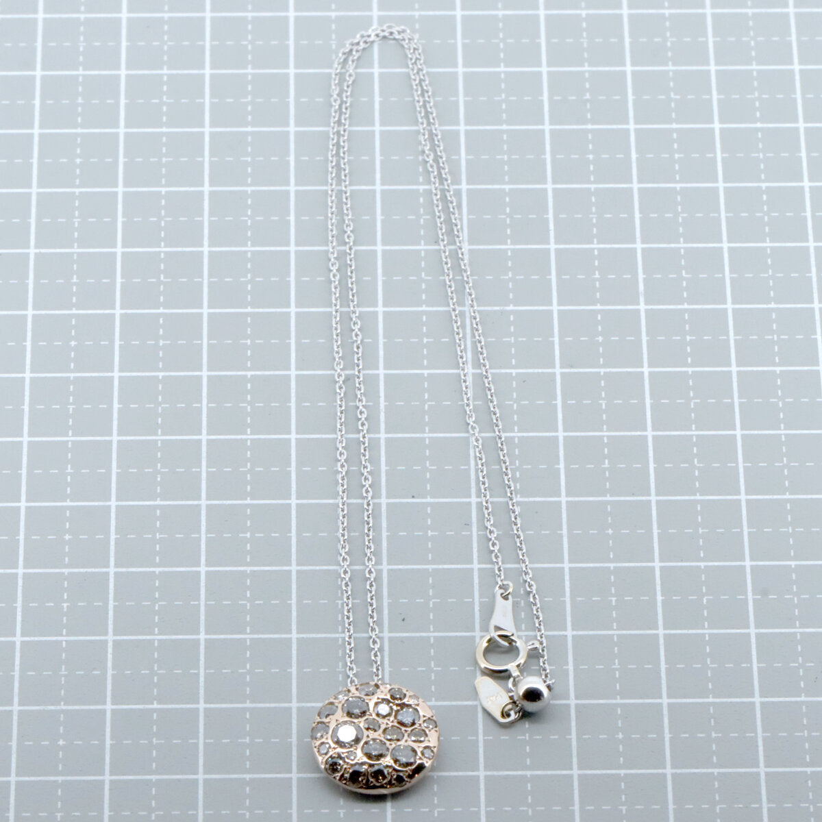 カシケイ Au750 ダイヤモンド ネックレス