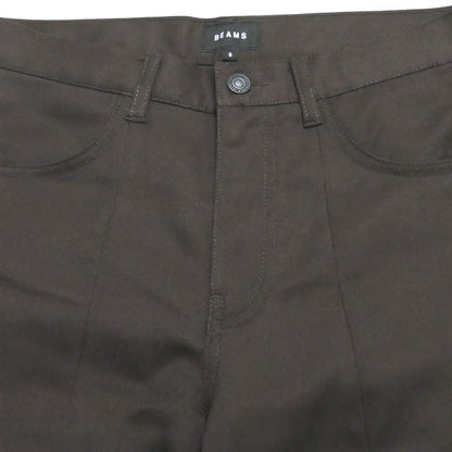ビームス ポリエステルコットンフレアパンツ