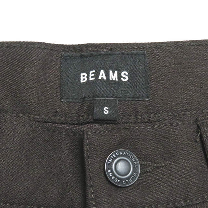 ビームス ポリエステルコットンフレアパンツ
