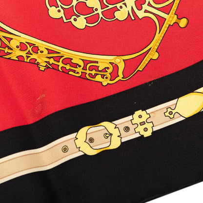 エルメス LES MUSEROLLES シルクスカーフ
