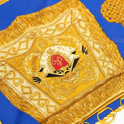 エルメス ポステ・エ・カヴァルリー シルクスカーフ