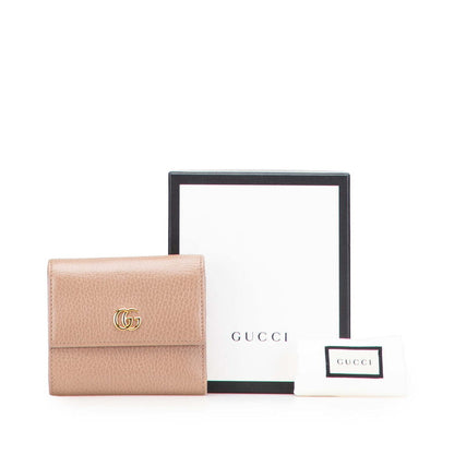 グッチ GGマーモント レザー三つ折り財布