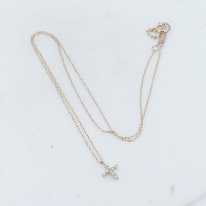 4℃ K18PG ダイヤモンド ネックレス