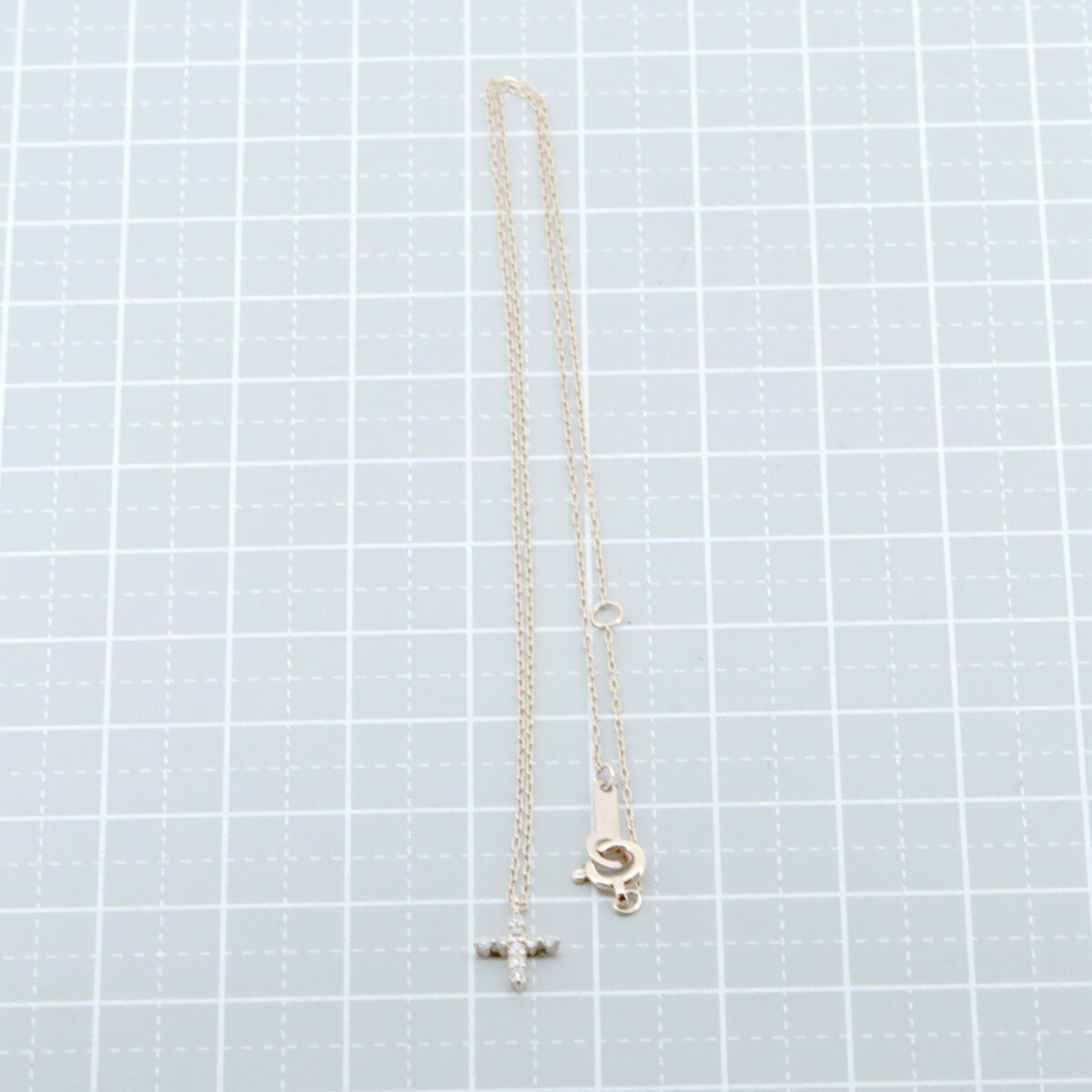 4℃ K18PG ダイヤモンド ネックレス