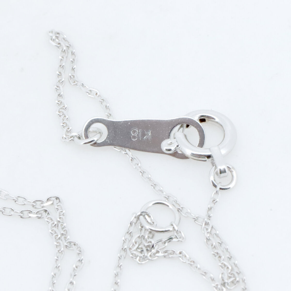 ヴァンドーム青山 セルクル K18WG ダイヤモンド ネックレス