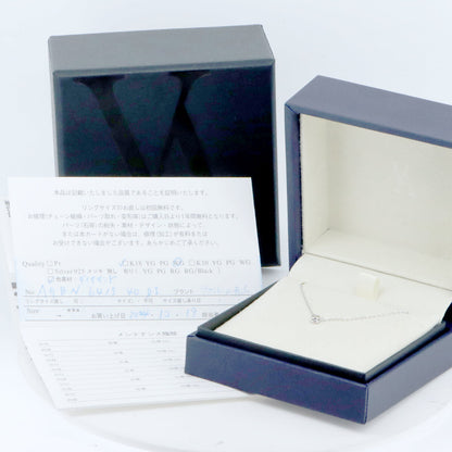 ヴァンドーム青山 セルクル K18WG ダイヤモンド ネックレス