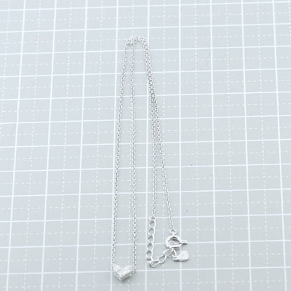 スタージュエリー ミステリアスハート K18WG ダイヤモンド ネックレス