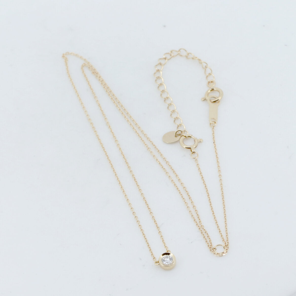 4℃ Au750 ダイヤモンド ネックレス