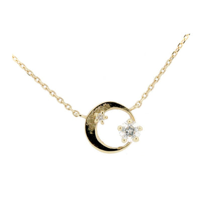 フェスタリアビジュソフィア ウィッシュアポンスター K18YG ダイヤモンド ネックレス