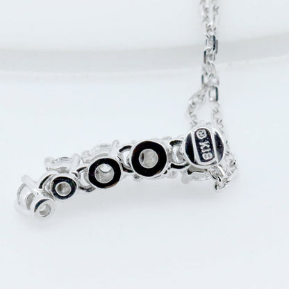 ミキモト K18WG ダイヤモンド ネックレス
