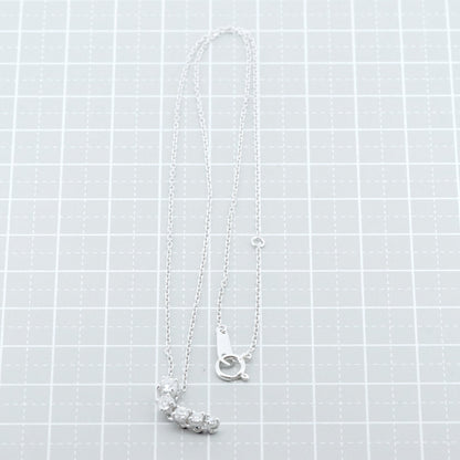 ミキモト K18WG ダイヤモンド ネックレス