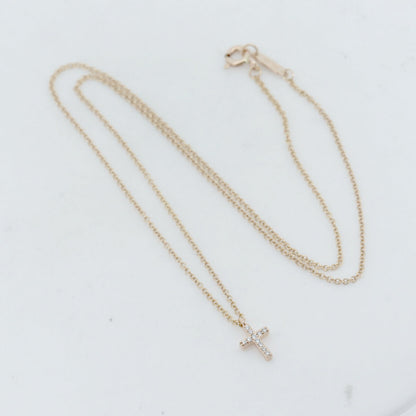 ティファニー メトロ クロス Au750 ネックレス