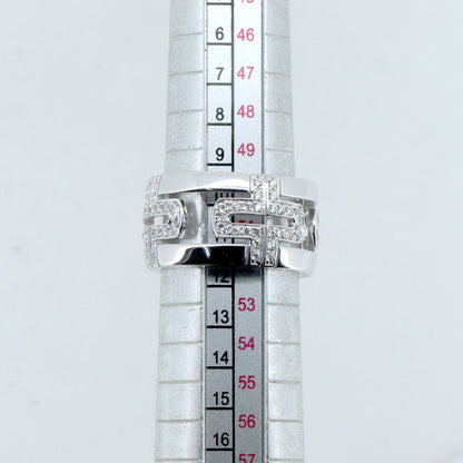 ブルガリ パレンテシ K18WG ダイヤ リング 11.5号