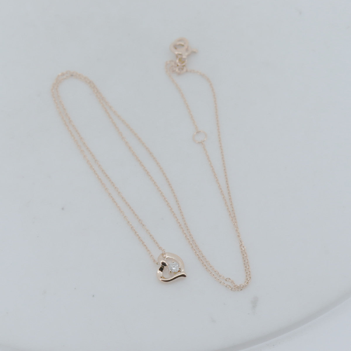 ヨンドシー Au750 ダイヤモンドネックレス