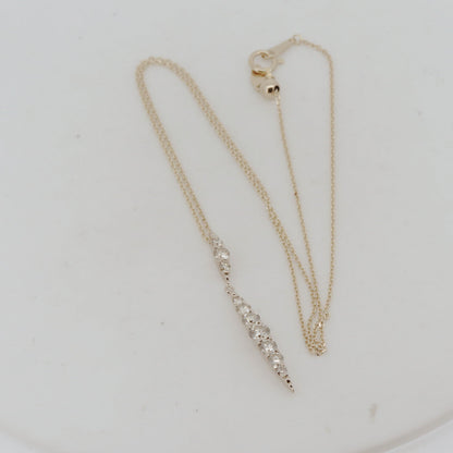 カシケイ ネイキッド ダイヤモンド Au750ネックレス