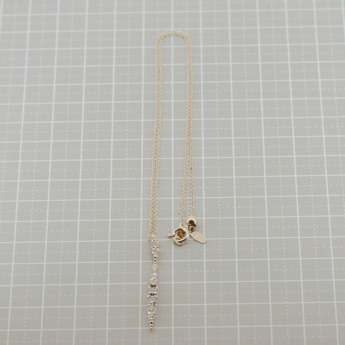 カシケイ ネイキッド ダイヤモンド Au750ネックレス