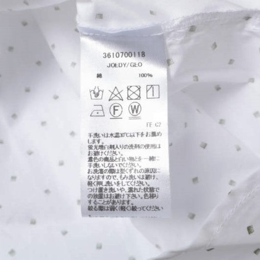 フランクアンドアイリーン JOEDY GEO コットンシャツ