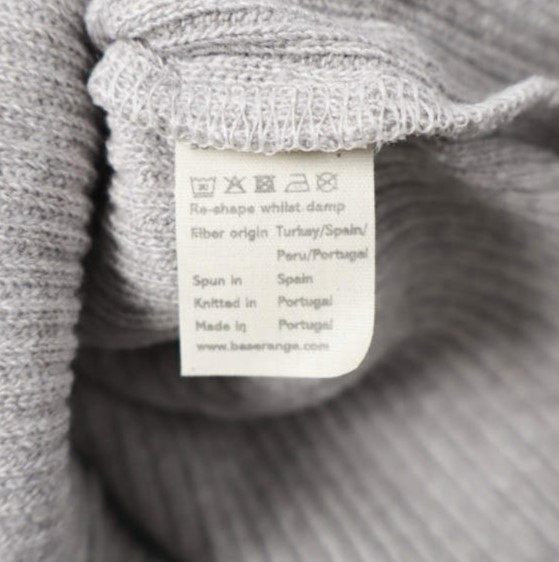 ベースレンジ DUAL POLO RECYCLED COTTON RIB ニットトップス