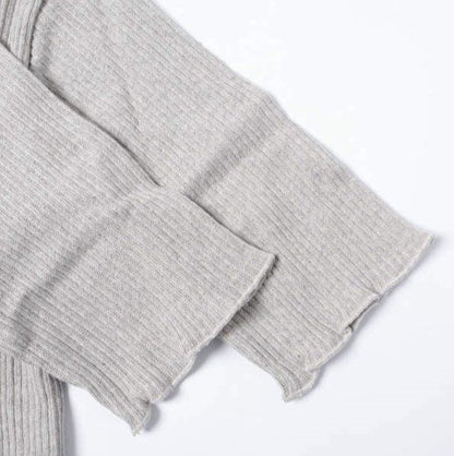 ベースレンジ DUAL POLO RECYCLED COTTON RIB ニットトップス