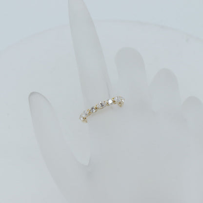 クィーン Au750ダイヤモンドリング
