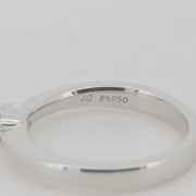 ヨンドシー Pt950 ダイヤモンドハートリング