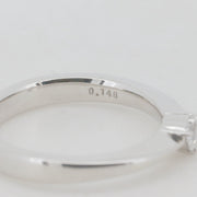 ヨンドシー Pt950 ダイヤモンドハートリング
