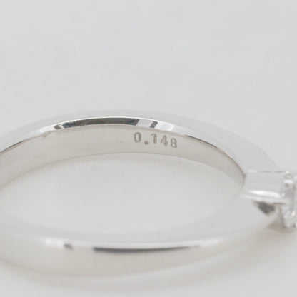 ヨンドシー Pt950 ダイヤモンドハートリング