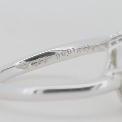 ムーンシュタイナー Au750 ペリドット アクアマリン ダイヤモンド リング