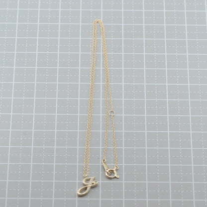 ヴァンドーム青山 Au750 ダイヤモンドイニシャルJネックレス