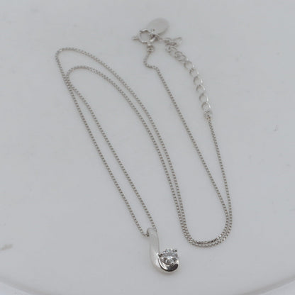 ヨンドシー Pt850 ダイヤモンドネックレス
