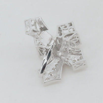 ユキザキ ダブルトップ Au750 ダイヤモンド ペンダント