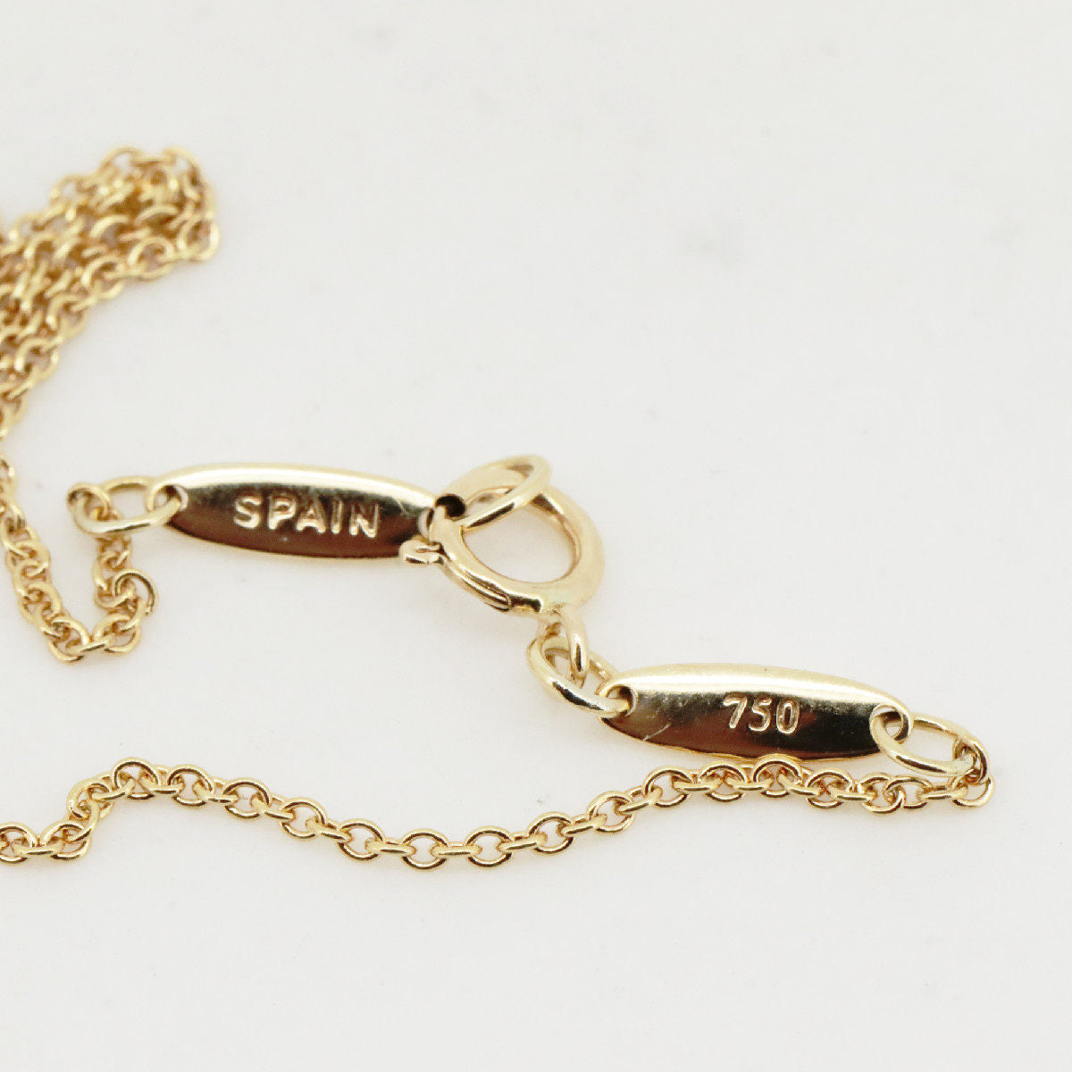 ティファニー オープンハート Au750 ネックレス