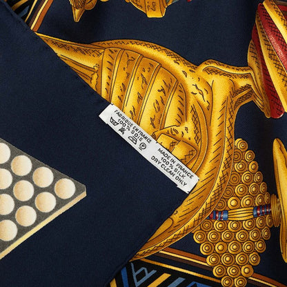 エルメス カレ90 L'OR DES CHEFS シルク スカーフ