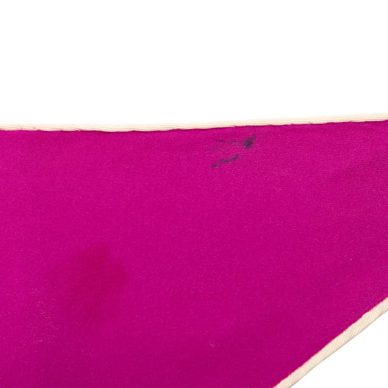 エルメス ロサンジュ シルクスカーフ