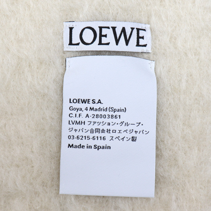 ロエベ モヘアウールナイロンマフラー