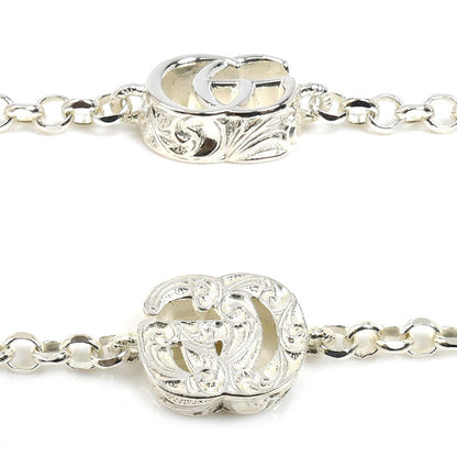 グッチ 925シルバー ダブルG ブレスレット