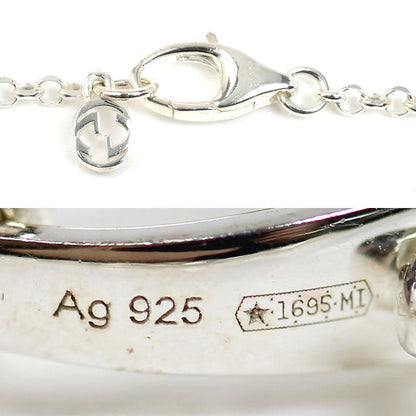 グッチ 925シルバー ダブルG ブレスレット