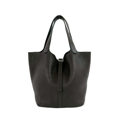 エルメス ピコタンMM レザー ハンドバッグ