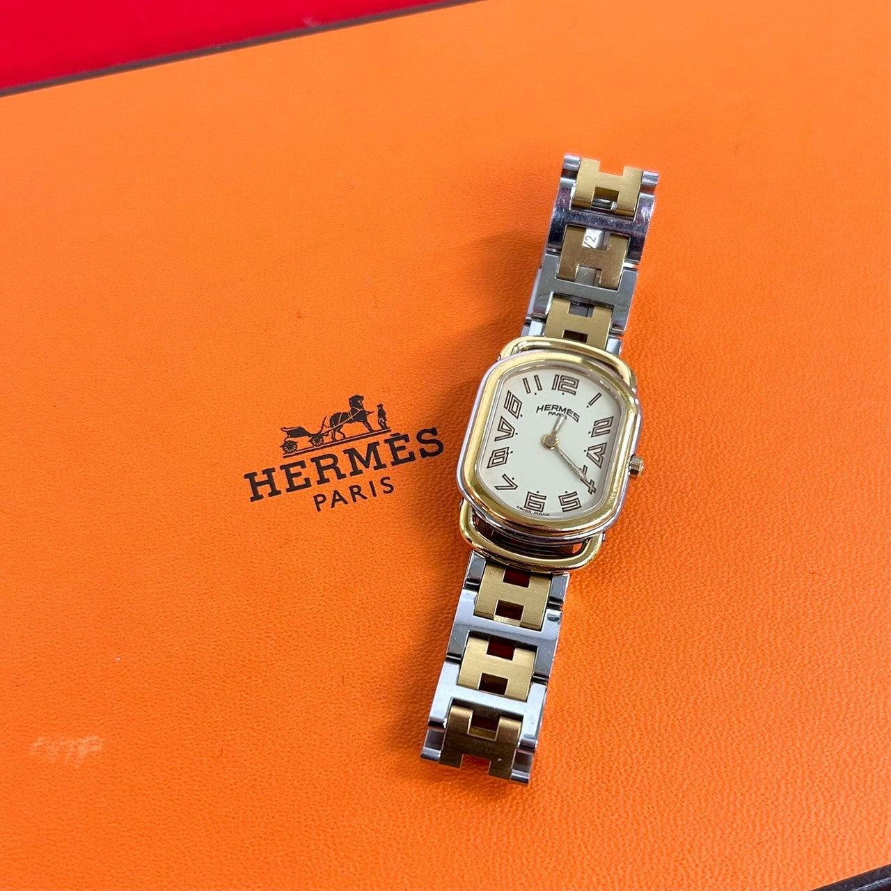エルメス ラリー ステンレススチール クォーツ